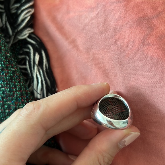 New Ferragamo large sterling silver ring - Picture 4 of 7